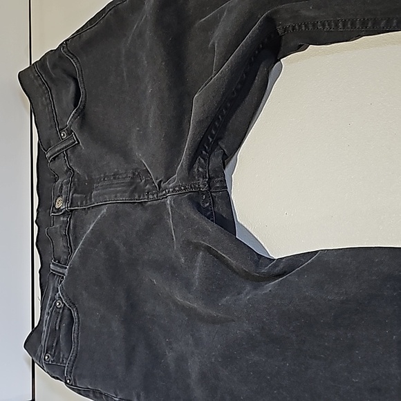 Levi's 504 black 33x33 straight leg jeans - Picture 6 of 7